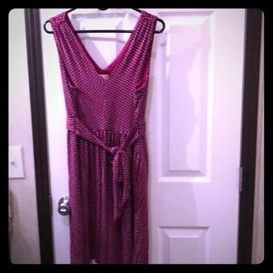 LOFT brand sleeveless wrap dress